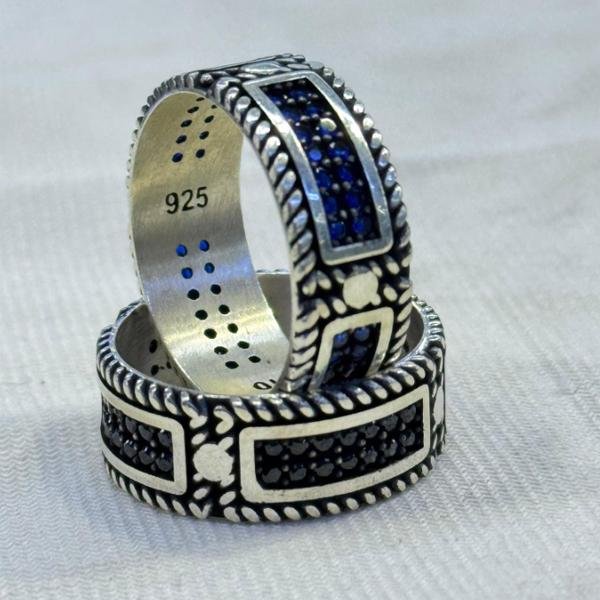 دبله فضه ايطالى عيار 925 تصميم