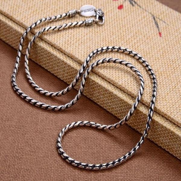 سلسلة فضه ايطالى عيار 925 تصميم