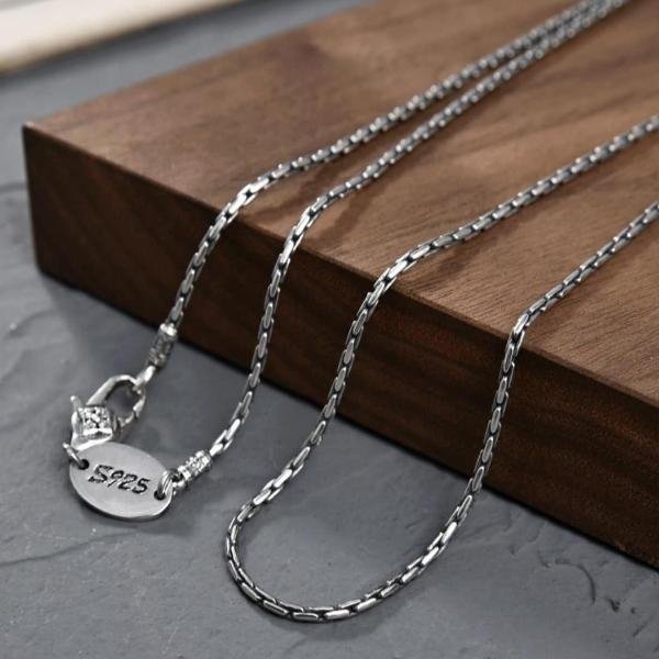 سلسلة فضه ايطالى عيار 925 تصميم